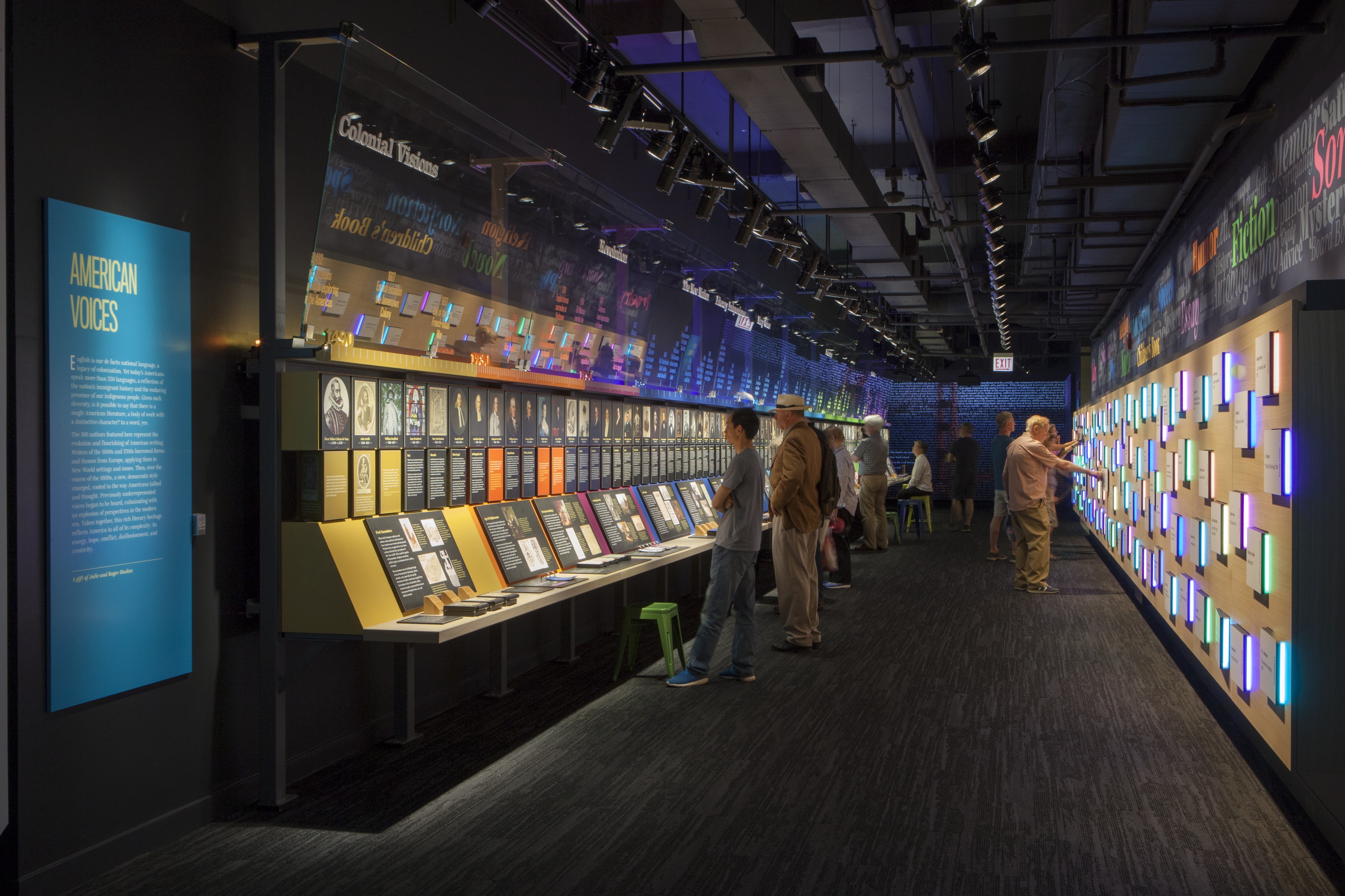 American Writers Museum — Declarations exhibit